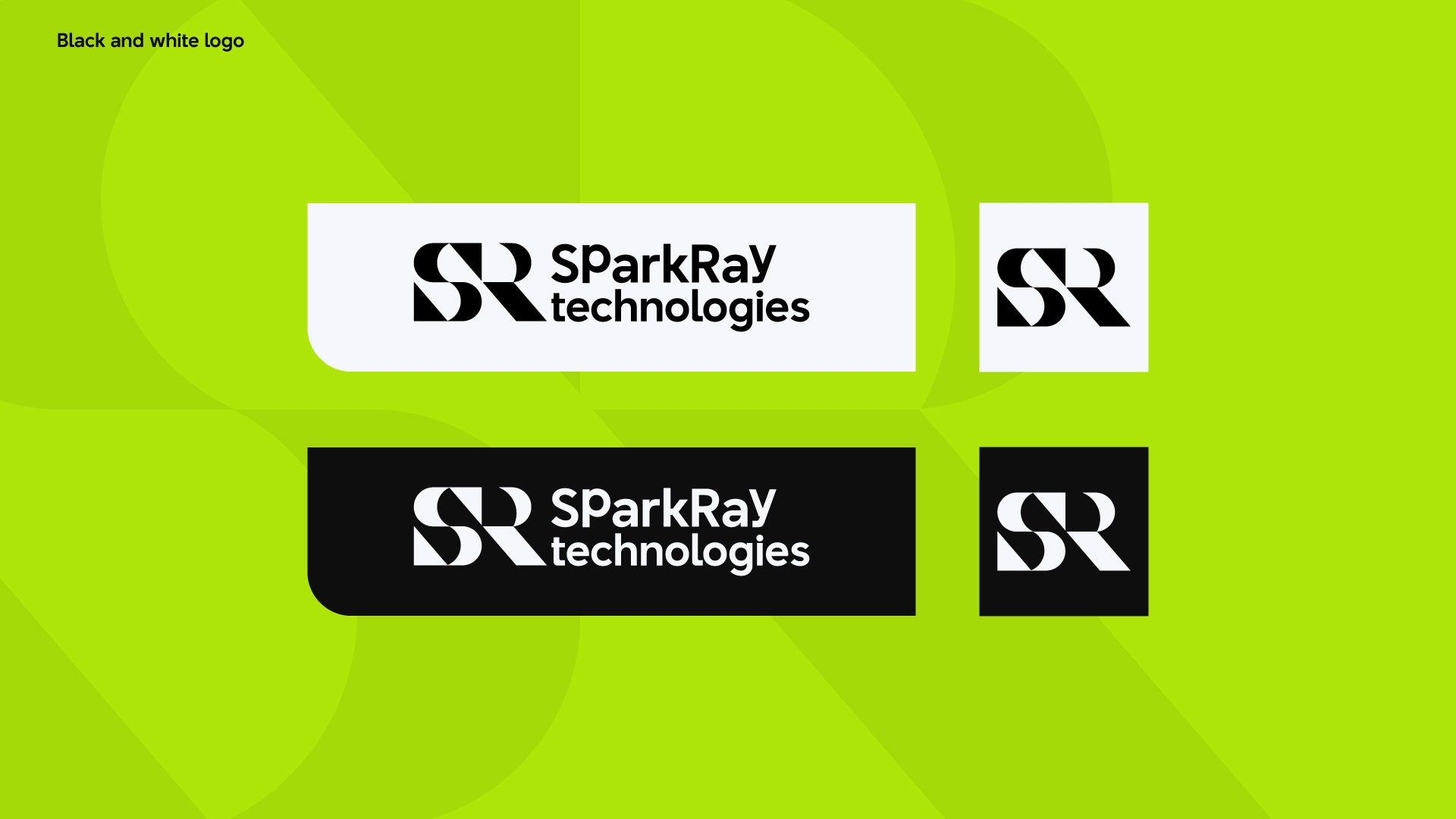 Logo designed with the letters S/R