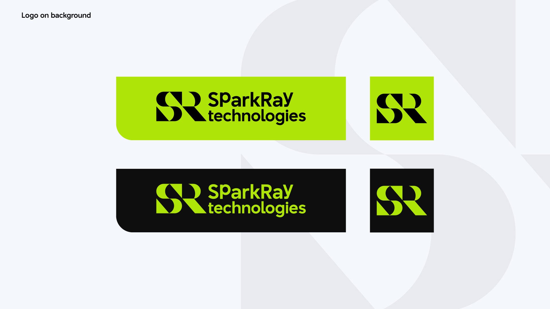 Logo designed with the letters S/R