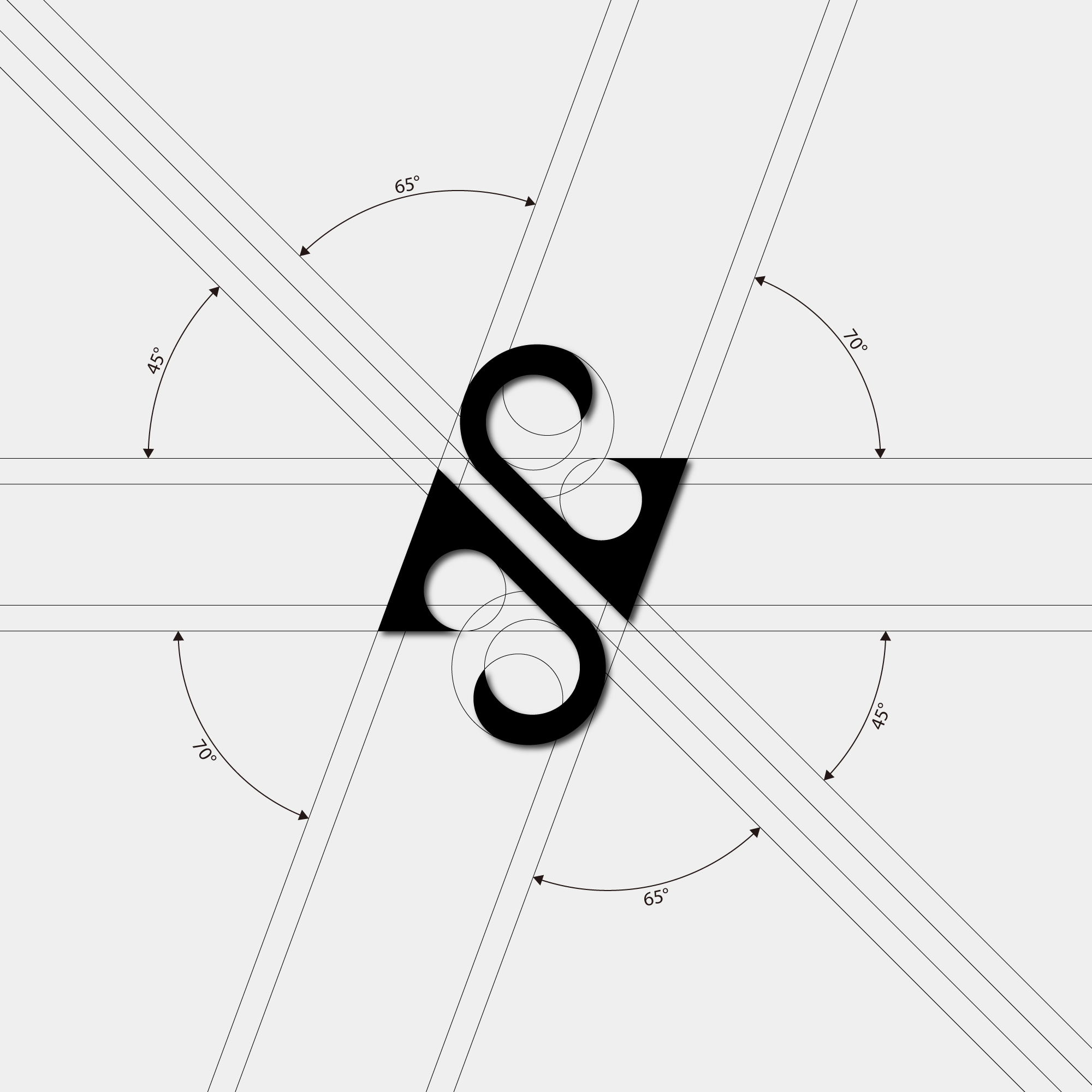 Logo designed with the letters AGNS