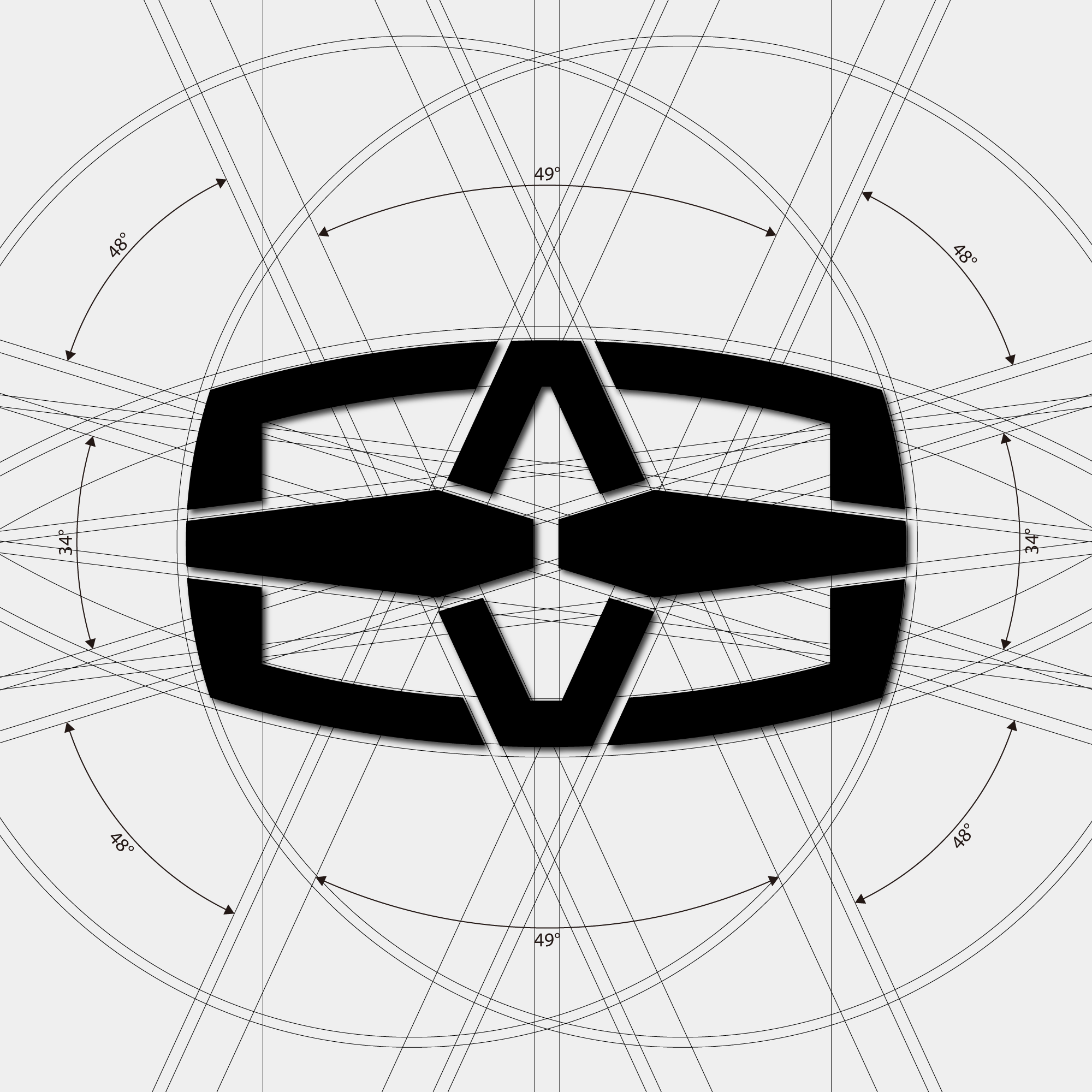 Logo designed by the letter EAV