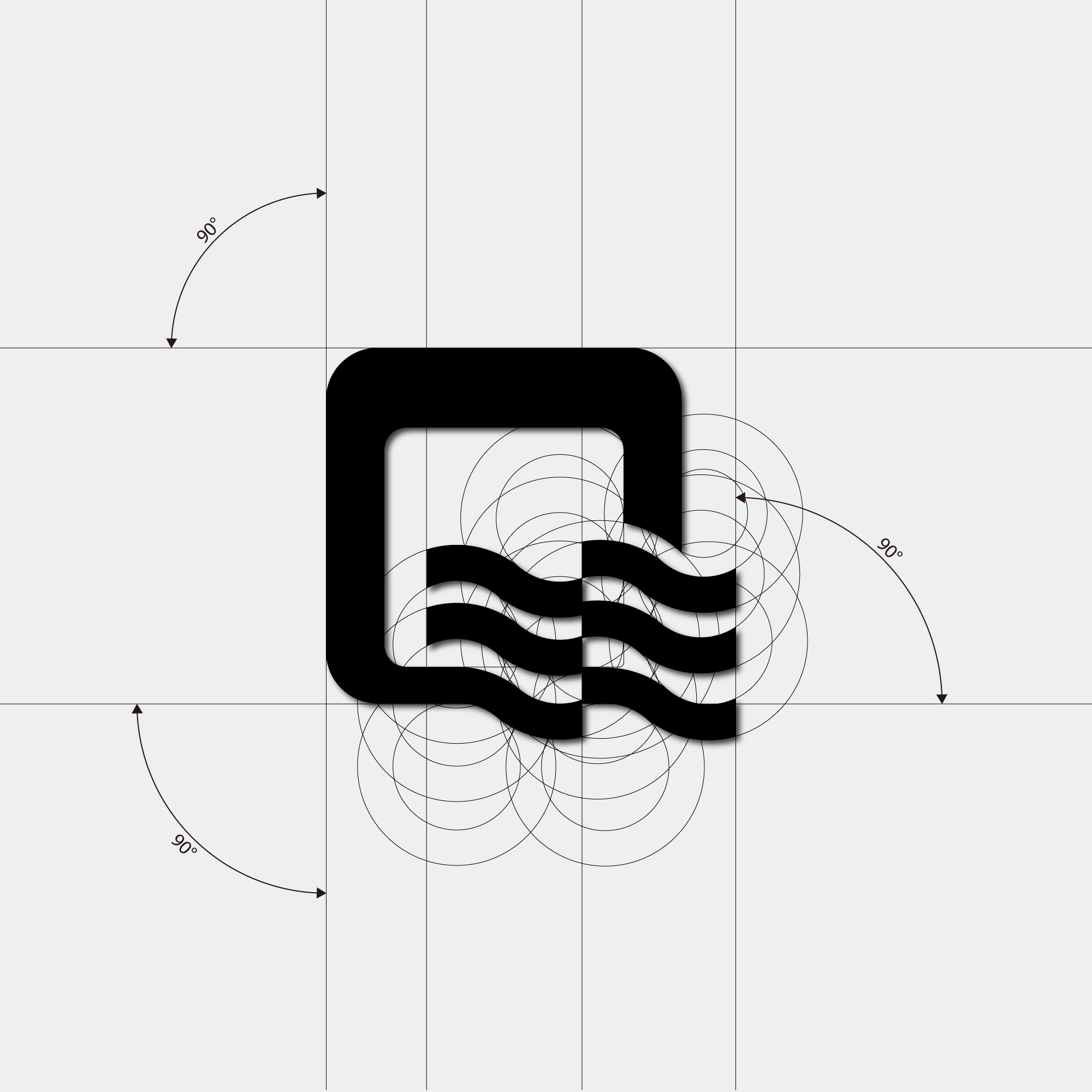 Logo designed by the letter EEQ
