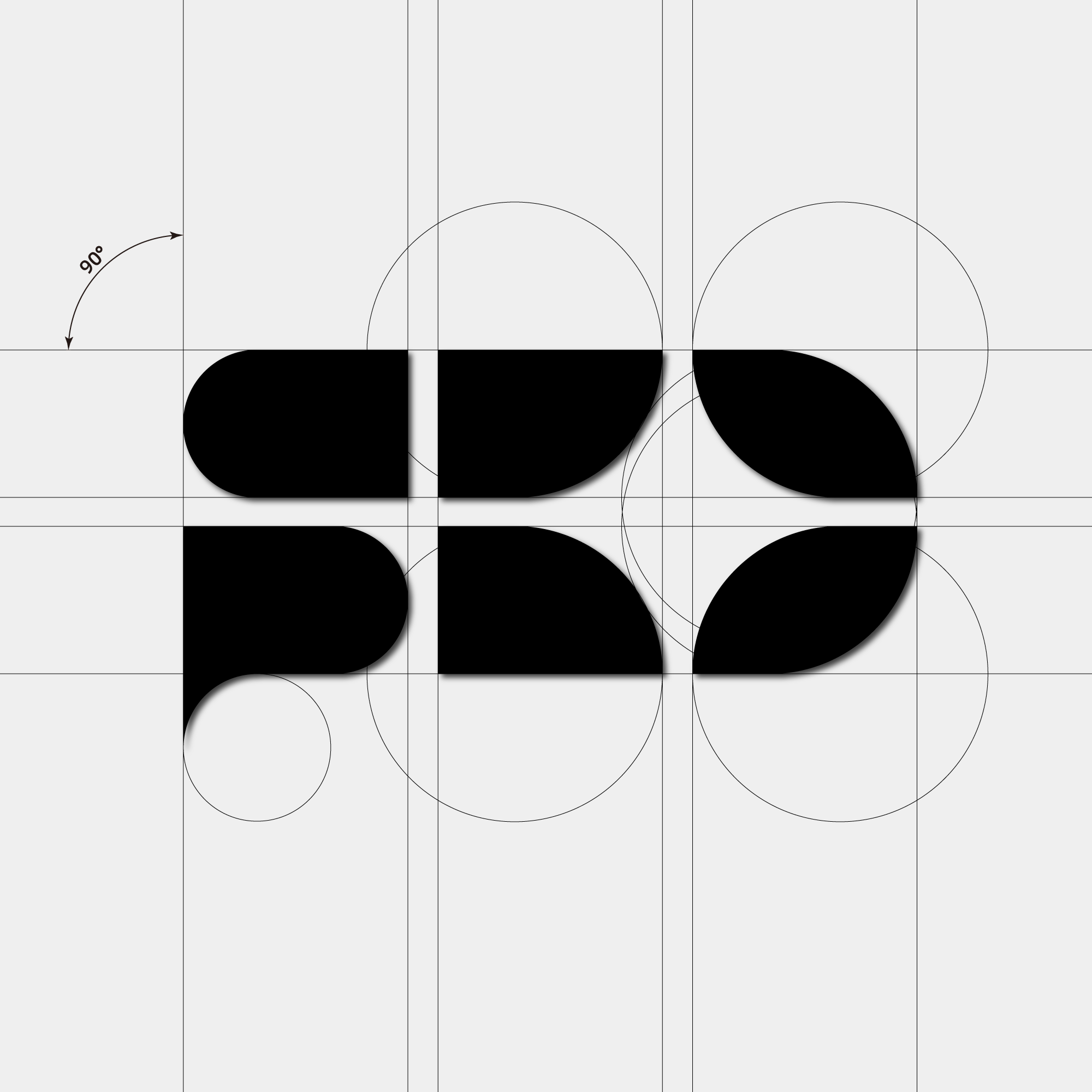 Logo designed with letters S/B/D